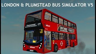 London amp Plumstead V5 the new Plumstead Bus Garage [upl. by Artkele]