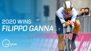 Filippo Ganna  2020 Wins  inCycle [upl. by Raseta718]