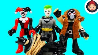 Imaginext Legends of Batman Crime Alley amp Imaginext Batbot Extreme Toys [upl. by Amarillas]