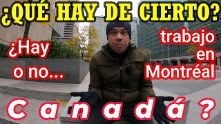 Situación Actual De Empleos en Montreal Canada [upl. by Kevin]