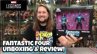 Fantastic Four Wolverine amp SpiderMan Marvel Legends Unboxing amp Review [upl. by Brest]