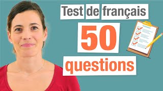 Test de Français  50 Questions pour évaluer vos connaissances [upl. by Redep715]