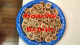 Banana Chip Dog Treats [upl. by Hickey]