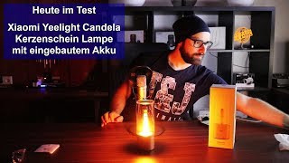 Xiaomi Yeelight Candela Kerzenschein Lampe mit Akku Review HD [upl. by Ungley759]