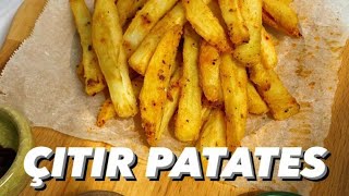 Fırında Çıtır Patates Kızartması [upl. by Nahgrom]