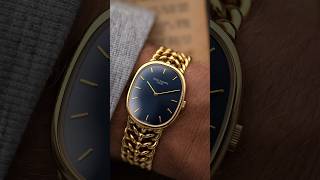 1980s Patek Philippe Ellipse Ref 384819 in 27mm 18k yellow gold with spine bracelet watches s [upl. by Ancel444]