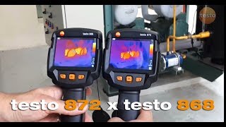 Comparando os termovisores testo 872 x testo 868 [upl. by Sunderland]