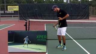 Tennis Training Tips  Resistance Band for More Accurate Forehands [upl. by Aranaj]