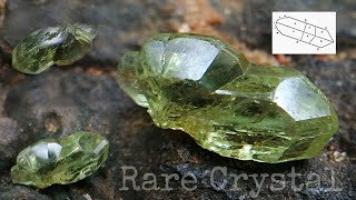 Rare Natural Chrysoberyl Crystal  Exploring the rare source [upl. by Moorish121]