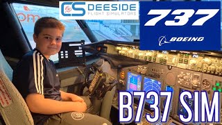 DEESIDE FLIGHT SIMULATORS  MANCHESTER TO BELFAST  B737800 SIMULATOR [upl. by Eustace]