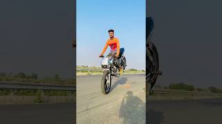 full modified splendor bike stunt video 😱 whatsapp status download loverssplendor splendorbike [upl. by Jen]