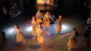 Corazon Dance Show  Golden rumbasalsa choreo by Jane Kornienko [upl. by Ynaffyt]