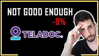 Teladoc Stock Earnings What Are They Doing Over There [upl. by Ueihtam]