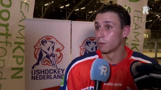 IJshockeyers Oranje bereiden zich in Dordrecht voor op WK [upl. by Winonah]