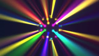 Multi Color Party Ball Rotating Colorful Disco Neon Screen [upl. by Ylluz761]