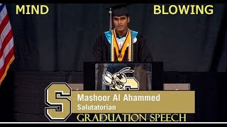 Graduation Speech  Mashoor Al Ahammed – Sprayberry High School [upl. by Godspeed755]