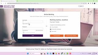 Login to Emirates Islamic bank Online Banking Account [upl. by Trixy]