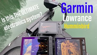 Garmin Lowrance amp Humminbird IS THIS THE ULTIMATE ELECTRONICS SYSTEM [upl. by Anilahs]