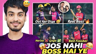 JOS THE BOSS SHOW 😍🔥  AVESH GOAT FINISHER 😂  CHAHAL vs SHREYAS  RR vs KKR Review  Memes [upl. by Ayojal]