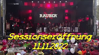 Räuber  Sessionseröffnung Kölner Karneval 11112022 [upl. by Lukash]