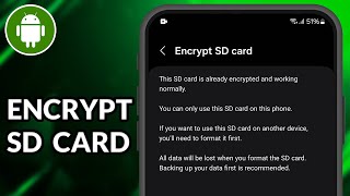 How To Encrypt SD Card In Samsung [upl. by Bahner]