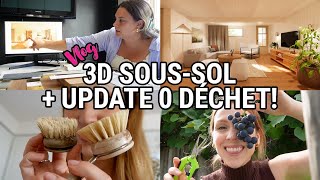 🎨 Plans 3D réalistes du soussol je CAPOTE  mes must 0 déchet incluant mes recettes DIY pref💗 [upl. by Butta]