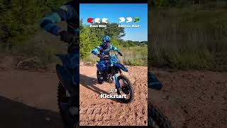 Electric dirt bike vs gas bike Who wins [upl. by Kabob]