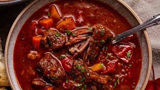 Hungarian Goulash beef stewsoup [upl. by Nicko]