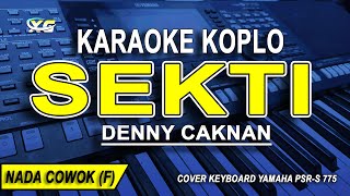 SEKTI  Karaoke Koplo Nada Pria DENNY CAKNAN [upl. by Llabmik]