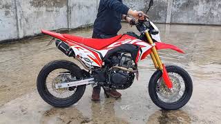 Honda CRF 150L Supermoto review moto series ep 1 [upl. by Linkoski]