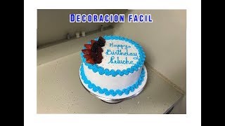 Cómo decorar un pastel sencillo para hombre [upl. by Anthea123]