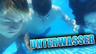 💦 UNTER WASSER CHALLENGE [upl. by Arahahs292]