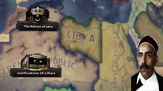 Hearts Of Iron IV Kaiserreich  Idriss Libya  Emirate of Cyrenaica Arms Trader of the Sahara [upl. by Rimma780]