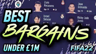 FIFA 22 BEST BARGAINS UNDER £1M [upl. by Aihpled]