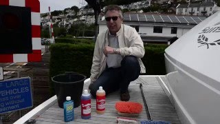 How to Clean your teak deck [upl. by Retsevel]