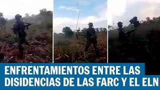 COLOMBIA  Combate entre las disidencias de las FARC y el ELN deja al menos 10 muertos [upl. by Tzong]