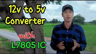 How to make Simplest 12v to 5v Converter [upl. by Ruon]