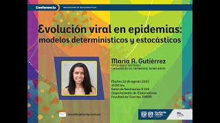 Evolución viral en epidemias modelos determinísticos y estocásticos [upl. by Risteau]