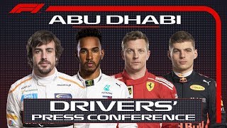 2018 Abu Dhabi Grand Prix Press Conference Highlights [upl. by Anertac]