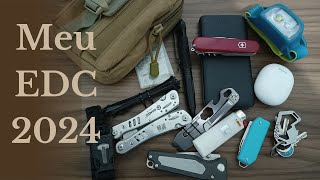 Falando de EDC Meu kit EDC 2024 Everyday carry [upl. by Pavlish160]