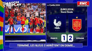 Euro 2024  Le goal replay de la demifinale FranceEspagne avec les comms RMC [upl. by Torres]