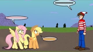 MLP Comic Dub DERPRolled comedy crossover  Wheres Waldo [upl. by Ahcirt]