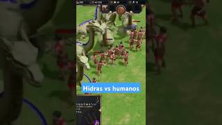 Hidras VS humanos Age of mythology retold ageofmythology guia shorts rts [upl. by Linn]