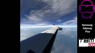 X Plane FSEnhancer Clouds at 27000 ft in VR [upl. by Neit]