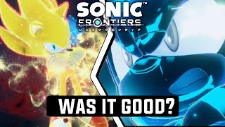 Sonic Frontiers Update 3 is Over Cooked  Review [upl. by Liza]