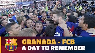 Granada – FC Barcelona 2016 A day to remember in 90 seconds [upl. by Teirtza777]