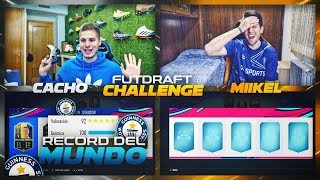 RECORD DEL MUNDO FUT DRAFT CHALLENGE VS MIKEL  FIFA 19 [upl. by Nimsaj]