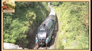 Dramatic Rescue of The Torbay Express 4464 60019 Bittern 19th Aug 2012 [upl. by Nahtanoj]