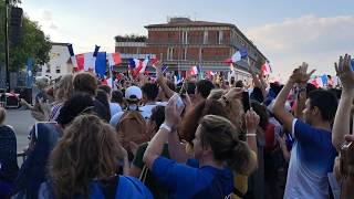 1500 supporters entonnent la Marseille place du ChampdeMars à Angoulême [upl. by Mohr570]