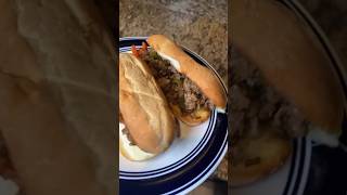 How to make Philly cheesesteak 😋 [upl. by Dulci417]